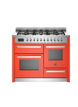 Bertazzoni Professional 110cm Range Cooker XG Oven Dual Fuel Gloss orange PRO116L3EART