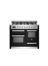 Bertazzoni Professional 110cm Range Cooker XG Oven Dual Fuel Black PRO116L3ENET2