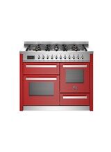 Bertazzoni Professional 110cm Range Cooker XG Oven Dual Fuel Red PRO116L3EROT