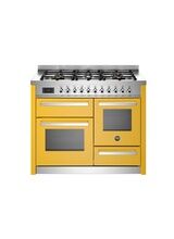 Bertazzoni Professional 110cm Range Cooker XG Oven Dual Fuel Yellow PRO116L3EGIT