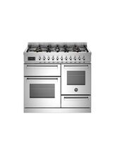 Bertazzoni Professional 100cm Range Cooker XG Oven Dual Fuel Stainless Steel PRO106L3EXT