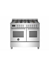 Bertazzoni Professional 100cm Range Cooker Twin Oven Dual Fuel Stainless PRO106L2EXT