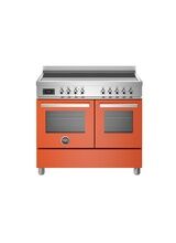 Bertazzoni Professional 100cm Range Cooker Twin Oven Electric Induction Orange PRO105I2EART