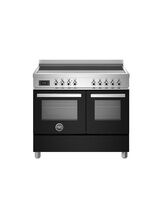 Bertazzoni Professional 100cm Range Cooker Twin Oven Electric Induction Black PRO105I2ENET