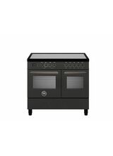 Bertazzoni Professional 100cm Range Cooker Twin Oven EIectric Induction Carbonio PRO105I2ECAT
