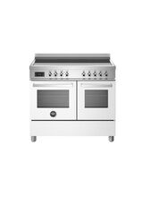 Bertazzoni Professional 100cm Range Cooker Twin Oven Electric Induction White PRO105I2EBIT
