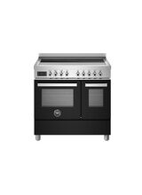 Bertazzoni Professional 90cm Range Cooker Twin Oven EIectric Black PRO95I2ENET