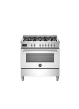 Bertazzoni Professional 90cm Range Cooker Single Oven Dual Fuel Stainless PRO96L1EXT