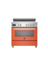 Bertazzoni Professional 90cm Range Cooker Single Oven Electric Induction Orange PRO95I1EART