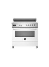 Bertazzoni Professional 90cm Range Cooker Single Oven Electric Induction White PRO95I1EBIT