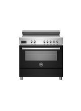 Bertazzoni Professional 90cm Range Cooker Single Oven Electric Induction Black PRO95I1ENET
