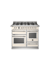 Bertazzoni Heritage 100cm Range Cooker XG Oven Dual Fuel Ivory HER106L3EAVT2