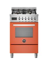 BERTAZZONI PRO64L1EART Professional 60cm Single Oven Dual Fuel Orange