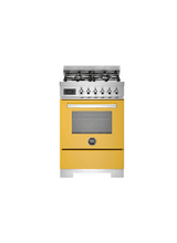 BERTAZZONI PRO64L1EGIT2 Professional 60cm Single Oven Dual Fuel Yellow