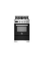 BERTAZZONI PRO64L1ENET2 Professional Black 60cm Single Oven Dual Fuel