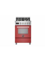 BERTAZZONI PRO64L1EROT Professional 60cm Single Oven Dual Fuel Red