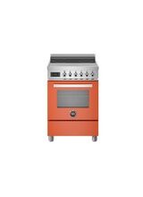 Bertazzoni Professional 60cm Single Oven Induction Cooker Gloss Orange PRO64I1EART