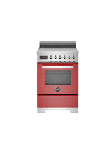 Bertazzoni Professional 60cm Single Oven Induction Cooker Gloss Red PRO64I1EROT2