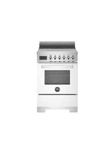 Bertazzoni Professional 60cm Single Oven Induction Cooker Gloss White PRO64I1EBIT2