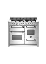 Bertazzoni Master 110cm Range Cooker XG Oven Dual Fuel Stainless MAS116L3EXC