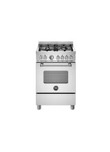 Bertazzoni MAS64L1EXC Master 60cm Range Cooker Single Oven Dual Fuel Stainless Steel