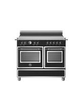 Bertazzoni Heritage 100cm Range Cooker Twin Oven Induction Black HER105I2ENET
