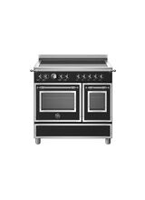 Bertazzoni Heritage 90cm Range Cooker Twin Oven Induction Black HER95I2ENET