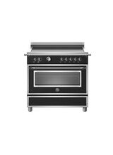 Bertazzoni Heritage 90cm Range Cooker Single Oven Induction Black HER95I1ENET