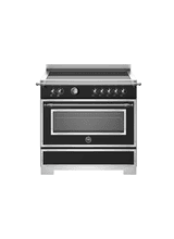 Bertazzoni Heritage 90cm Range Cooker Single Oven Induction Black HER95I1ENET2
