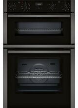NEFF U1ACE2HG0B Built-in 5 Function Double Oven Graphite Trim