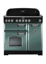 RANGEMASTER CDL90EIMG/C Classic 90 Deluxe Induction Mineral Green with Chrome
