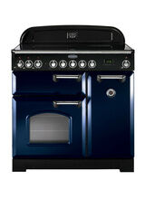 RANGEMASTER CDL90EIRB/C Classic Deluxe 90cm Induction Regal Blue with Chrome Trim