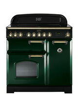 RANGEMASTER CDL90EIRG/B Classic Deluxe 90 Induction Racing Green with Brass Trim