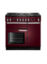 RANGEMASTER PROP90NGFCY/C Professional Plus 90 Natural Gas Cranberry