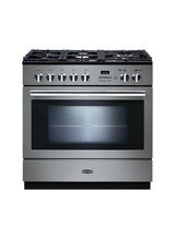 RANGEMASTER PROP90FXPDFFSS/C Professional Plus FXP 90 Dual Fuel Stainless Steel with Chrome Trim