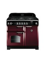 RANGEMASTER CLA100NGFCY/C Classic Gas 100cm Range Cranberry Chrome