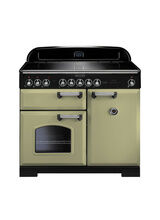 RANGEMASTER CDL100EIOG/C Classic Deluxe 100cm Induction Olive Green with Chrome