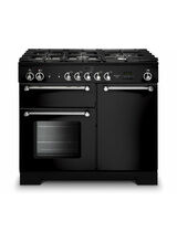 RANGEMASTER KCH100DFFBL/C Kitchener 100 Dual Fuel Black/Chrome