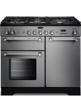 RANGEMASTER KCH100DFFSS/C Kitchener 100 Dual Fuel Stainless Steel