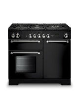 RANGEMASTER KCH100NGFBL/C Kitchener 100 Natural Gas Black/Chrome