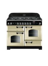 RANGEMASTER CLA110NGFCR/C Classic 110 Natural Gas Range Cooker Cream - Chrome