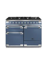 RANGEMASTER ELS110DFFSB/ Elise 110 Dual Fuel - Stone Blue with Brushed Nickel