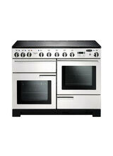 RANGEMASTER PDL110EIWH/C Professional Deluxe 110 Induction - White with Chrome Trim