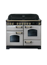 RANGEMASTER CDL110ECRP/B Classic Deluxe 110cm Ceramic - Royal Pearl With Brass Trim