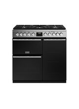 STOVES 444411485 90cm Precision Deluxe Dual Fuel Range Cooker Stainless Steel NEW FOR 2023