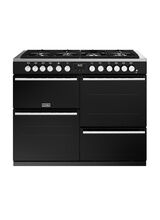 STOVES 444411501 110cm Precision Deluxe Dual Fuel Range Black NEW FOR 2023