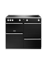 STOVES 444411500 Precision Deluxe Zoneless 100cm D1000Ei Electric Induction Range Cooker Black NEW FOR 2023