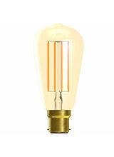 BELL 4W BC LED Vintage Squirrel Cage Amber Glass 2000k