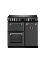 STOVES 444411520 Richmond Deluxe Rotary 90cm Electric Induction Range Cooker Anthracite NEW FOR 2023