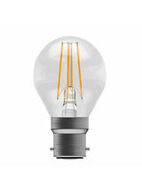 BELL 4W BC B22 LED Filament Bulb Golf Ball Clear Warm White (40w Equiv)
